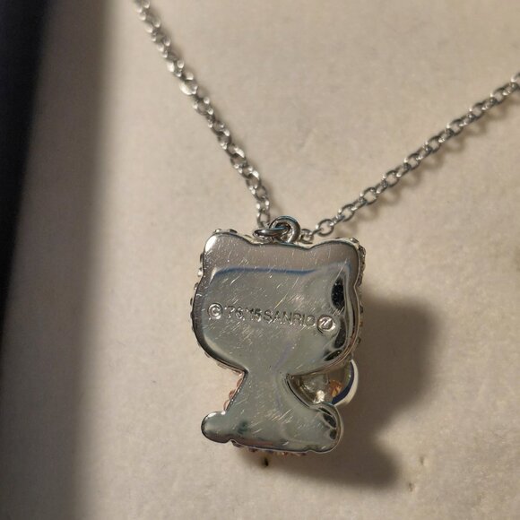 Swarovski Hello Kitty Crystal Necklace Limited Edition Japan pink Crystal - Picture 3 of 3